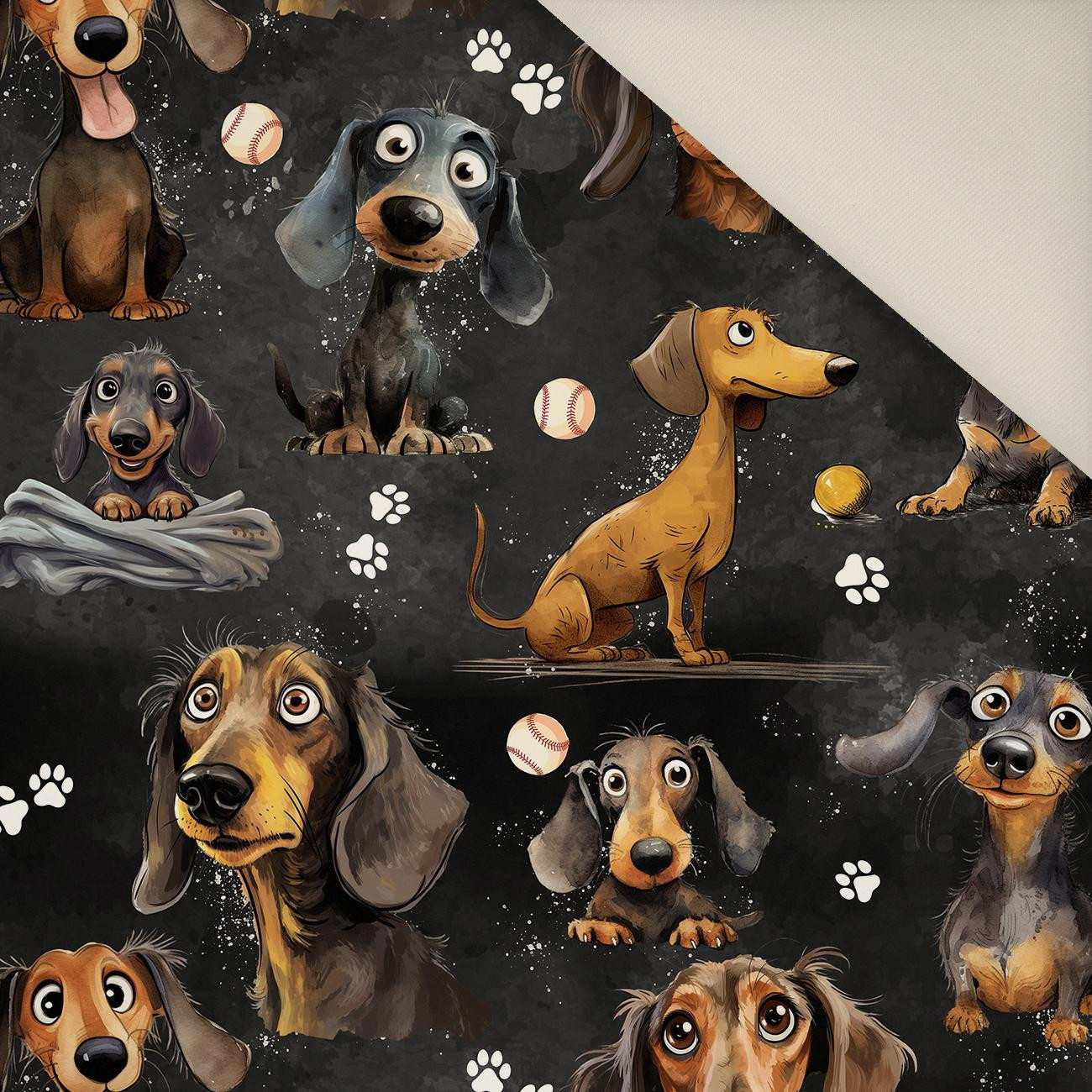 DOGS PAT. 4- Upholstery velour 