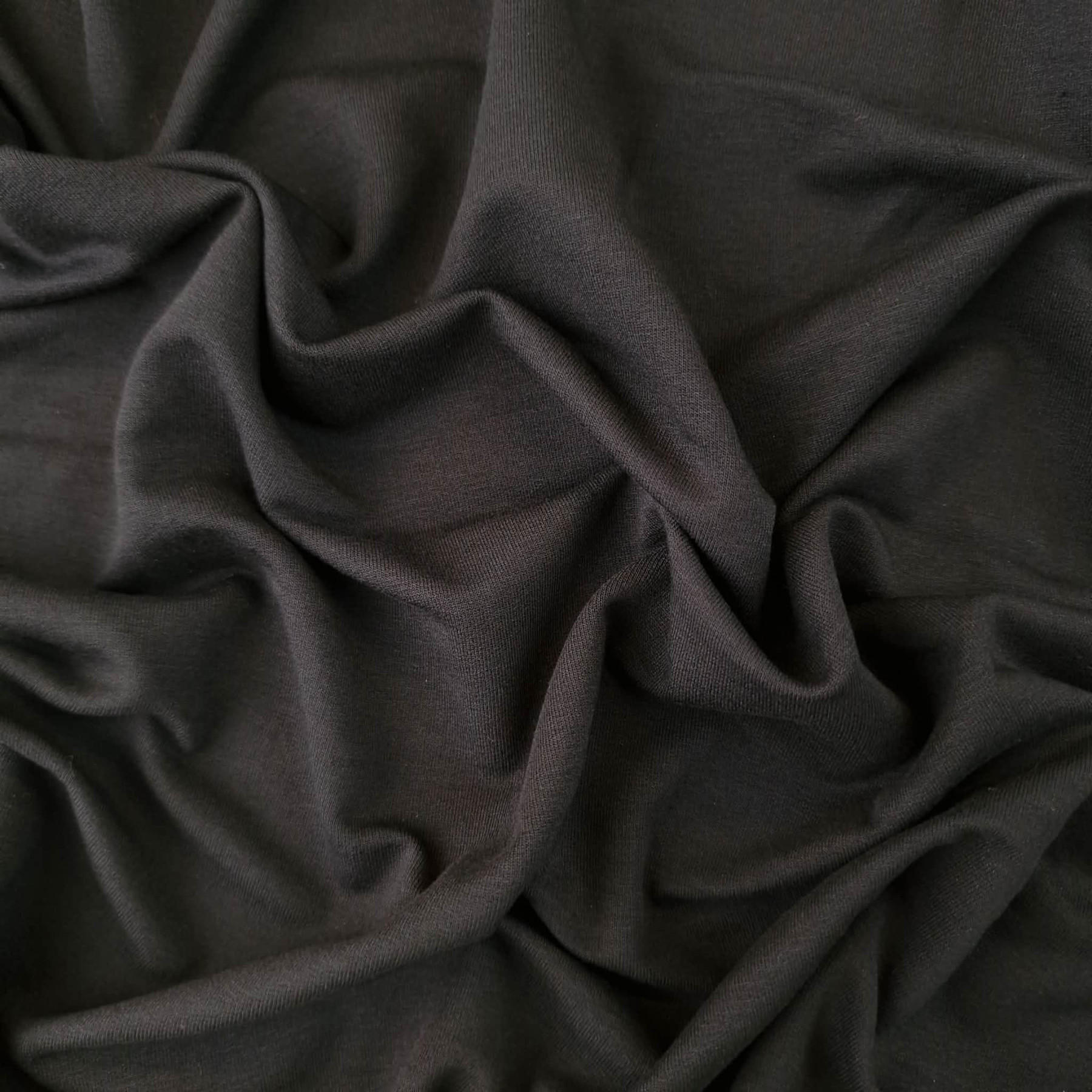 Viscose French Terry - BLACK D-16
