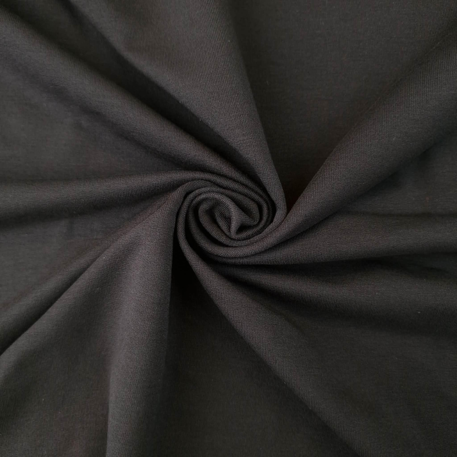 Viscose French Terry - BLACK D-16