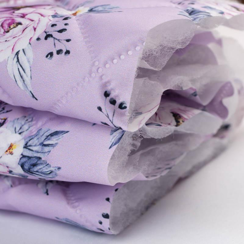 WATERCOLOR BOUQUET Pat. 5 - Quilted nylon fabric 