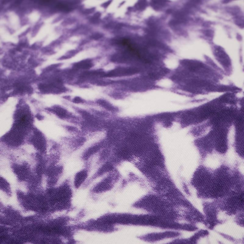 BATIK pat. 1 / purple - looped knit fabric