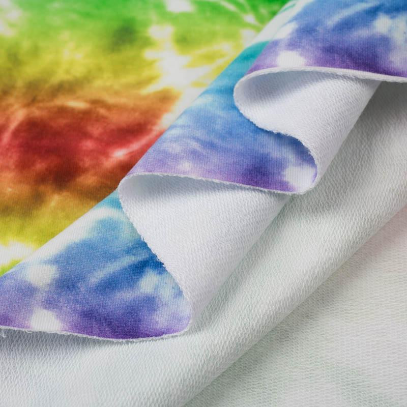 BATIK pat. 1 / rainbow - looped knit fabric