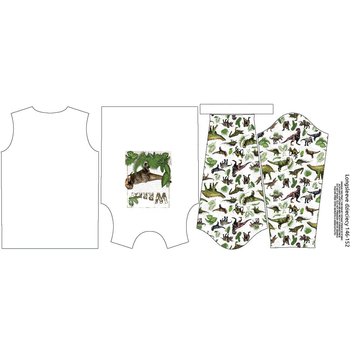 LONGSLEEVE - DINO PLANTS - sewing set
