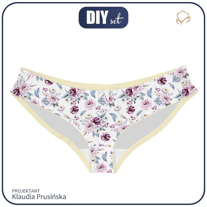 WOMEN'S PANTIES - WATERCOLOR BOUQUET Pat. 2