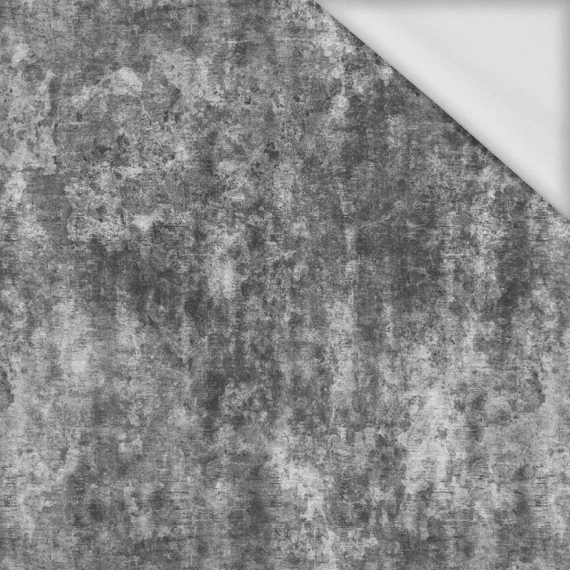 GRUNGE (black) - looped knit fabric