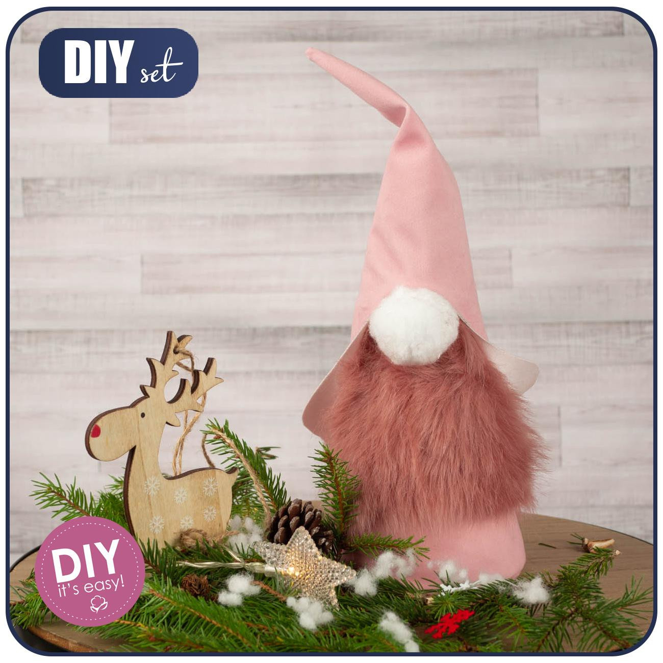 SPARKLY GNOME - DIY IT'S EASY