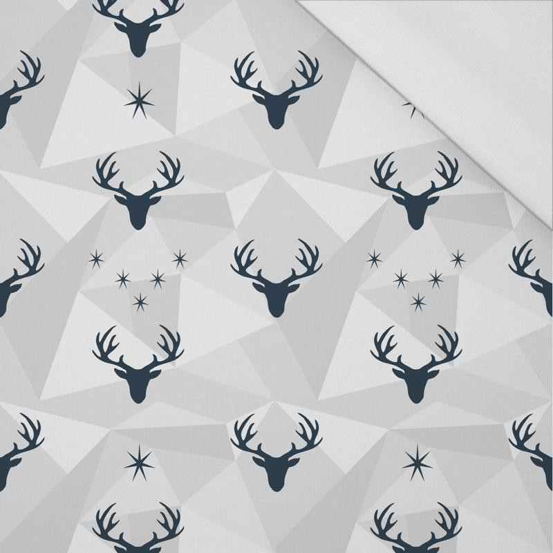 DEERS (adventure) / grey - single jersey with elastane TE210