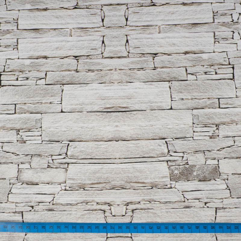 STONE pat. 1 (PHOTOGRAPHIC BACKGROUND) - Waterproof woven fabric