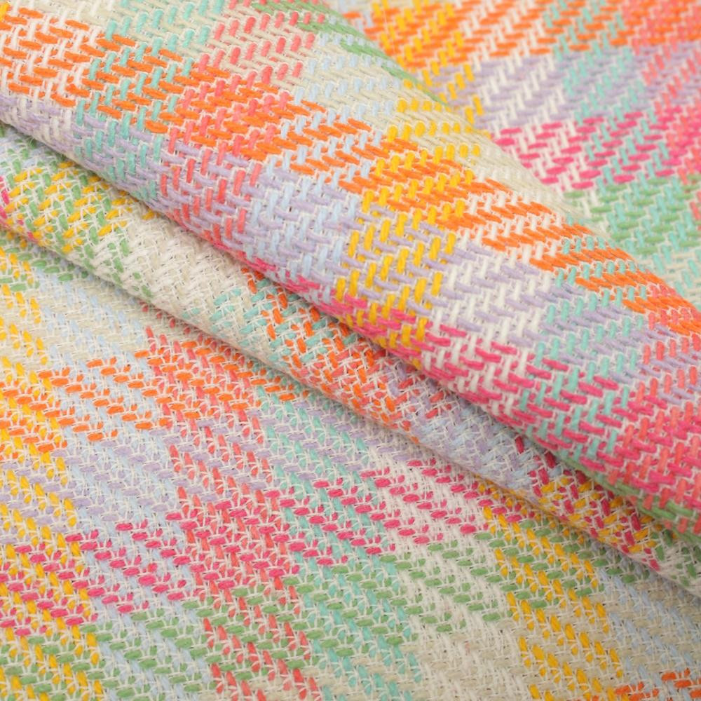 CHECK COLORFUL (Chanel) - Coat fabric