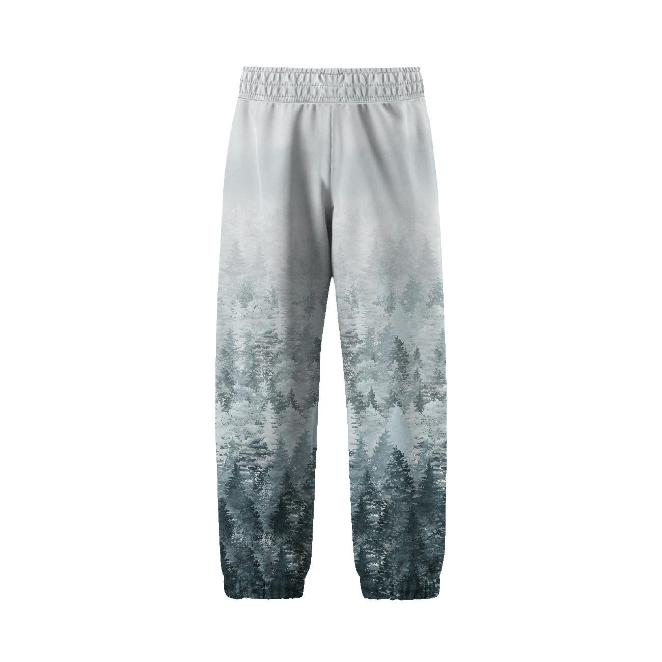 CHILDREN'S SOFTSHELL TROUSERS (YETI) - FORREST OMBRE (WINTER IN THE MOUNTAIN)