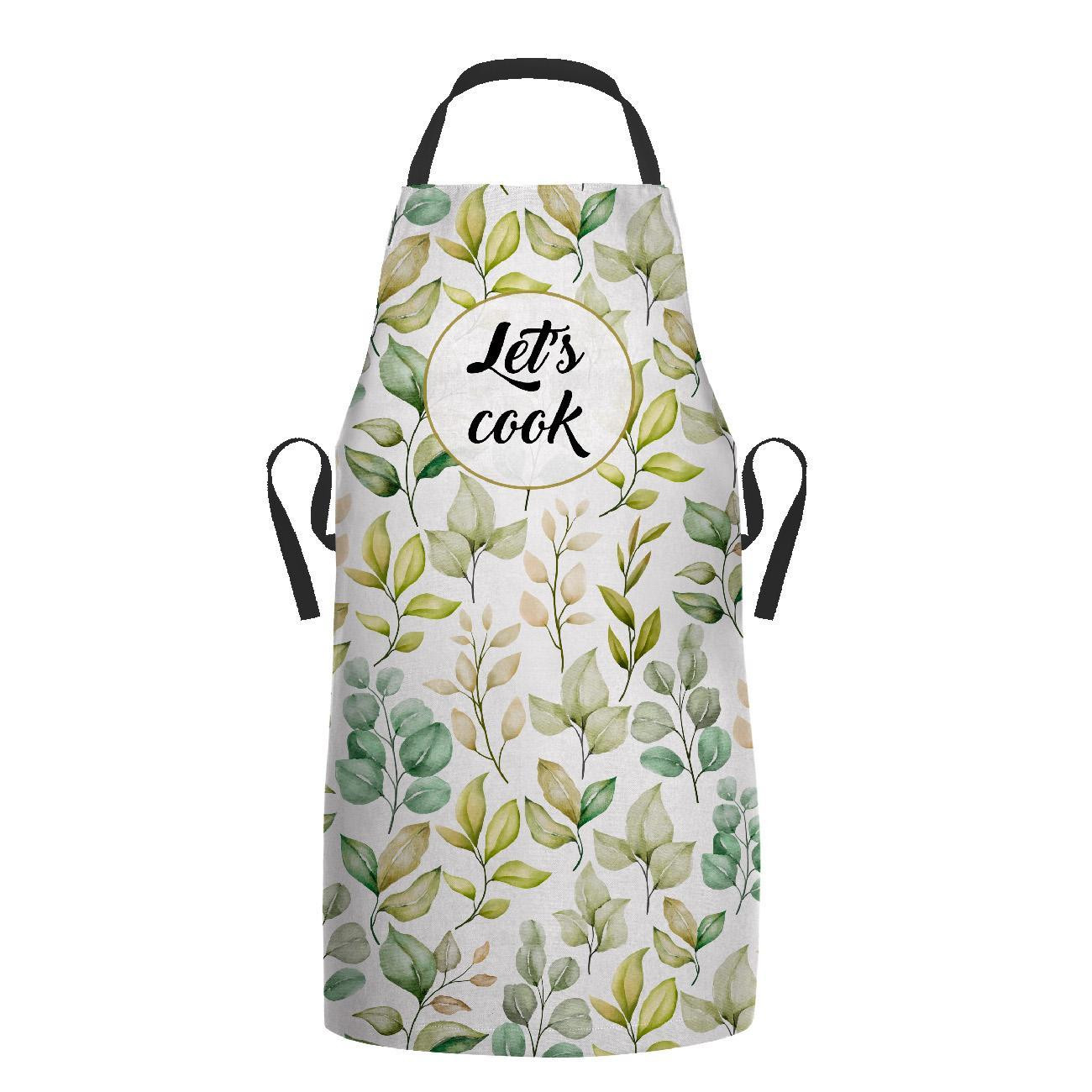 APRON - LET'S COOK - sewing set