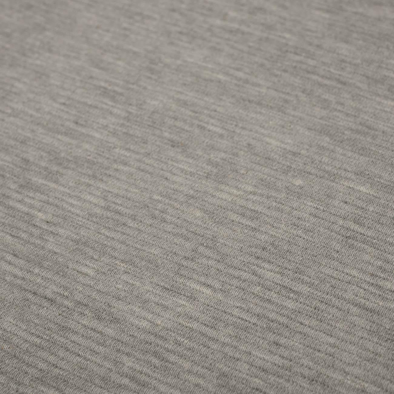 75cm MELANGE LIGHT GREY - OTTOMAN JERSEY