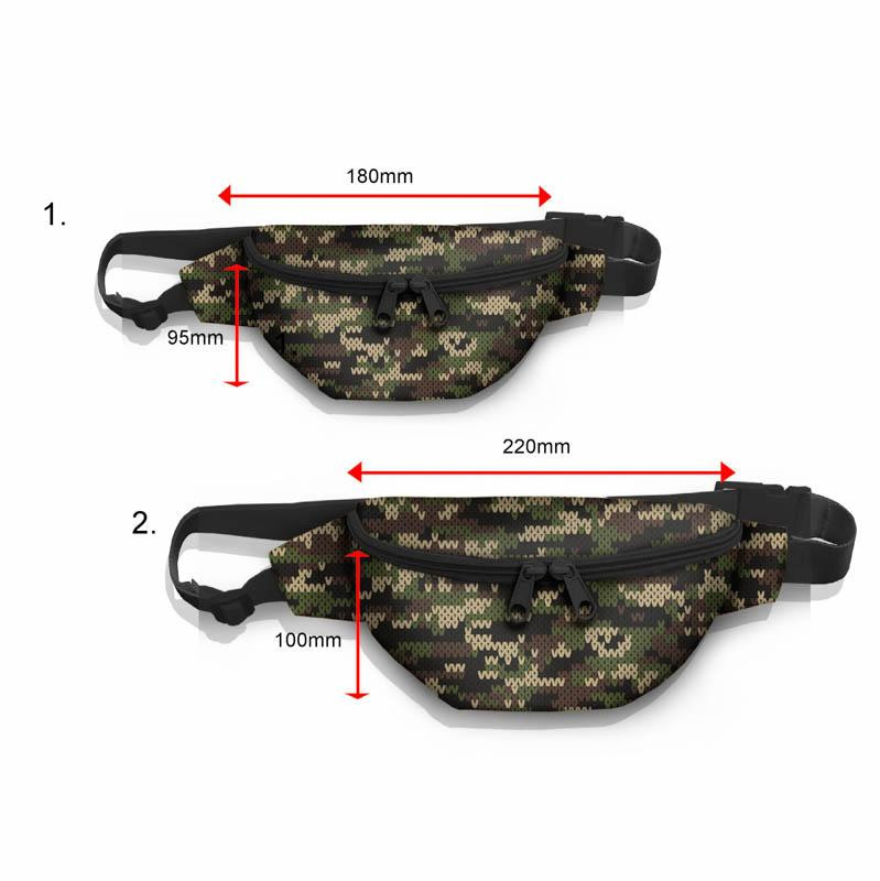 HIP BAG - CAMOUFLAGE SWEATER / Choice of sizes