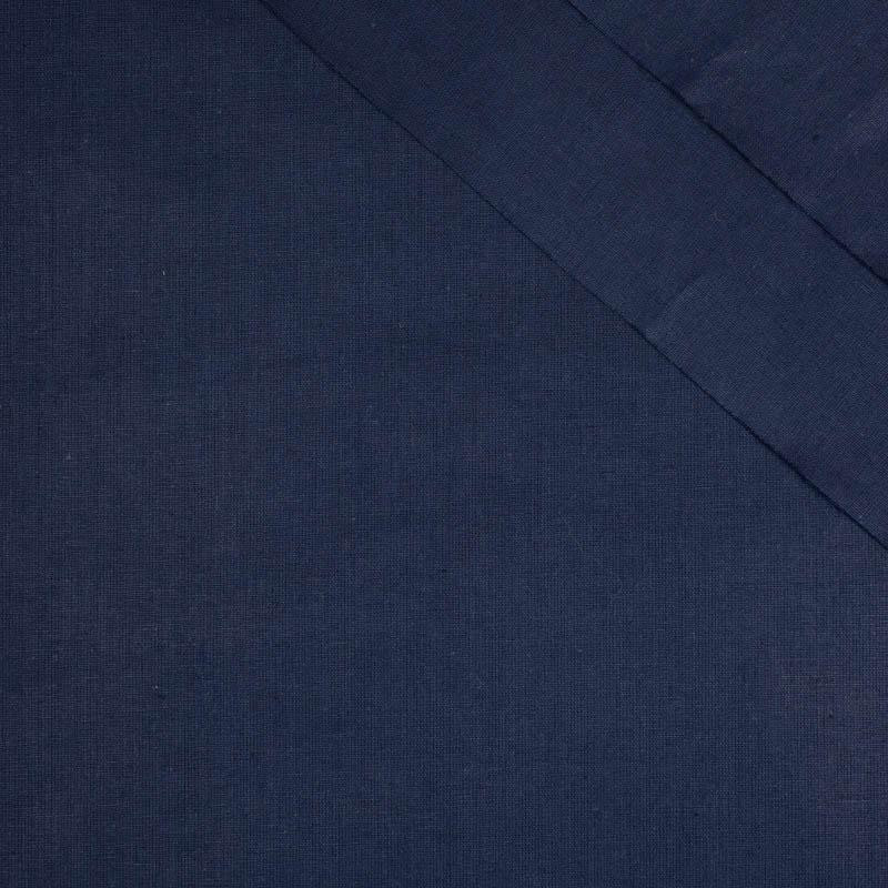 NAVY - Cotton woven fabric