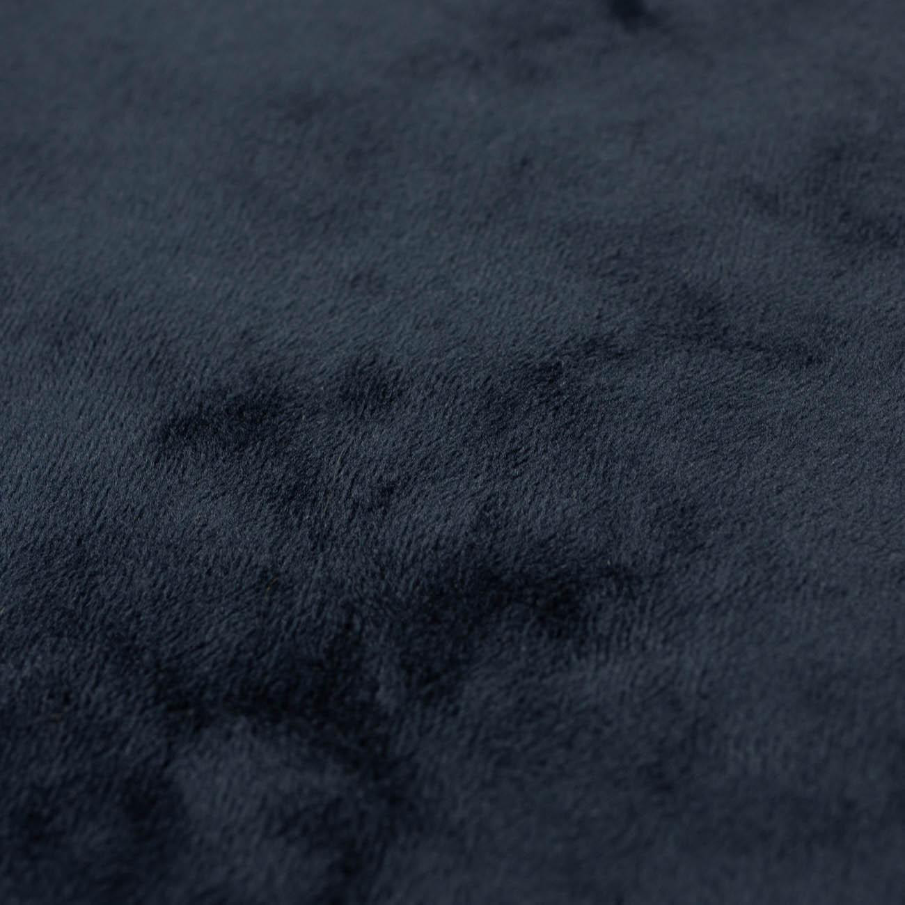 NAVY - double-sided velvet with knit