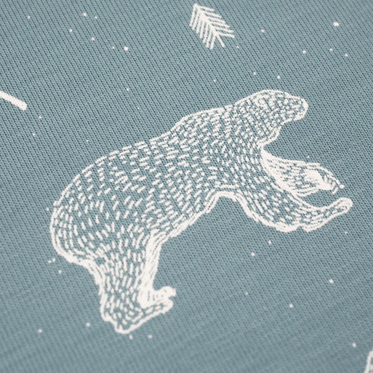 BEARS (CONTOUR) / blue-grey - single jersey