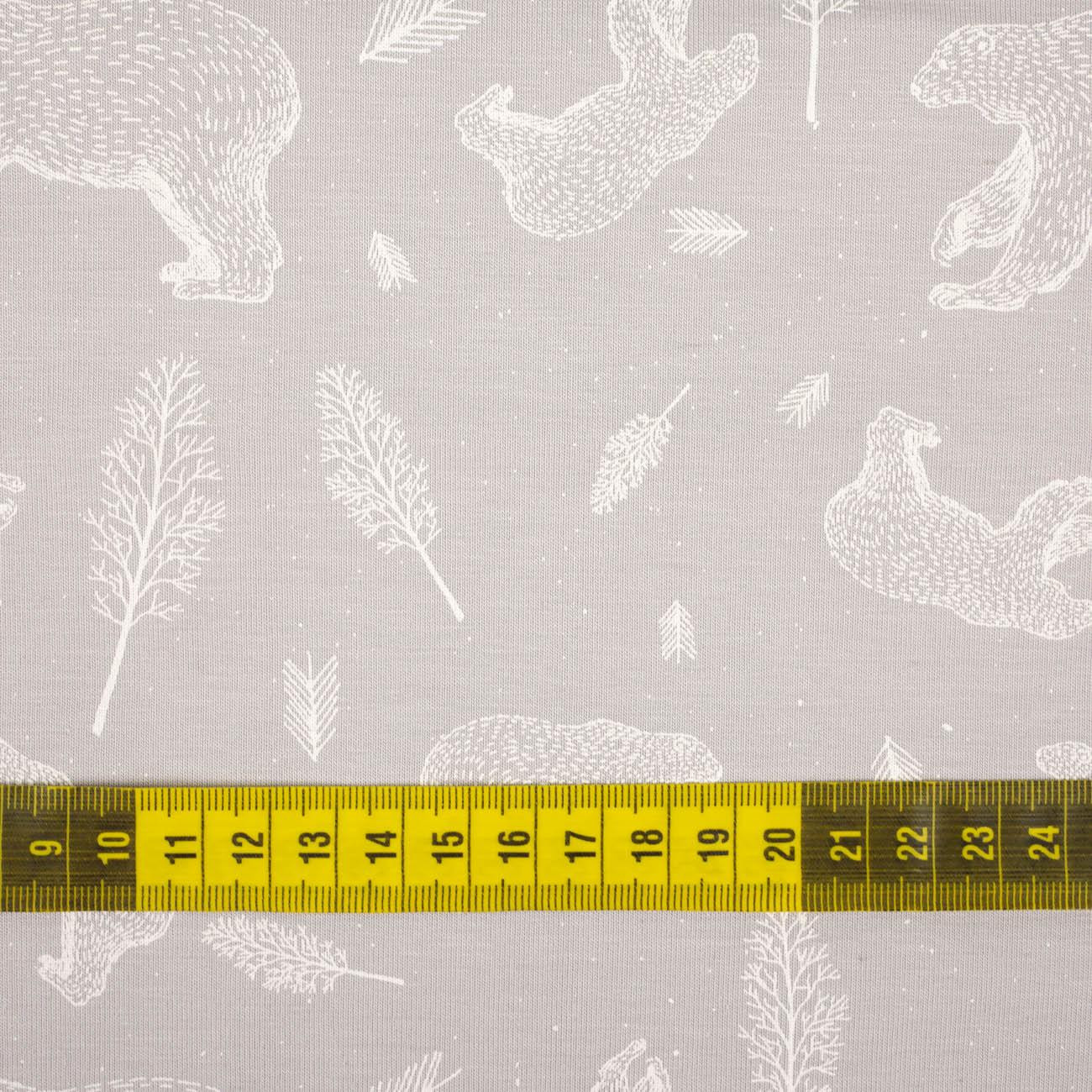 BEARS (CONTOUR) / cement - single jersey
