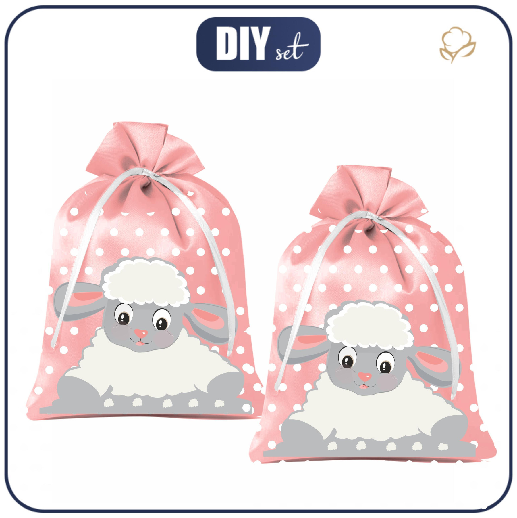 Gift pouches -  SHEEP BARBRA - sewing set