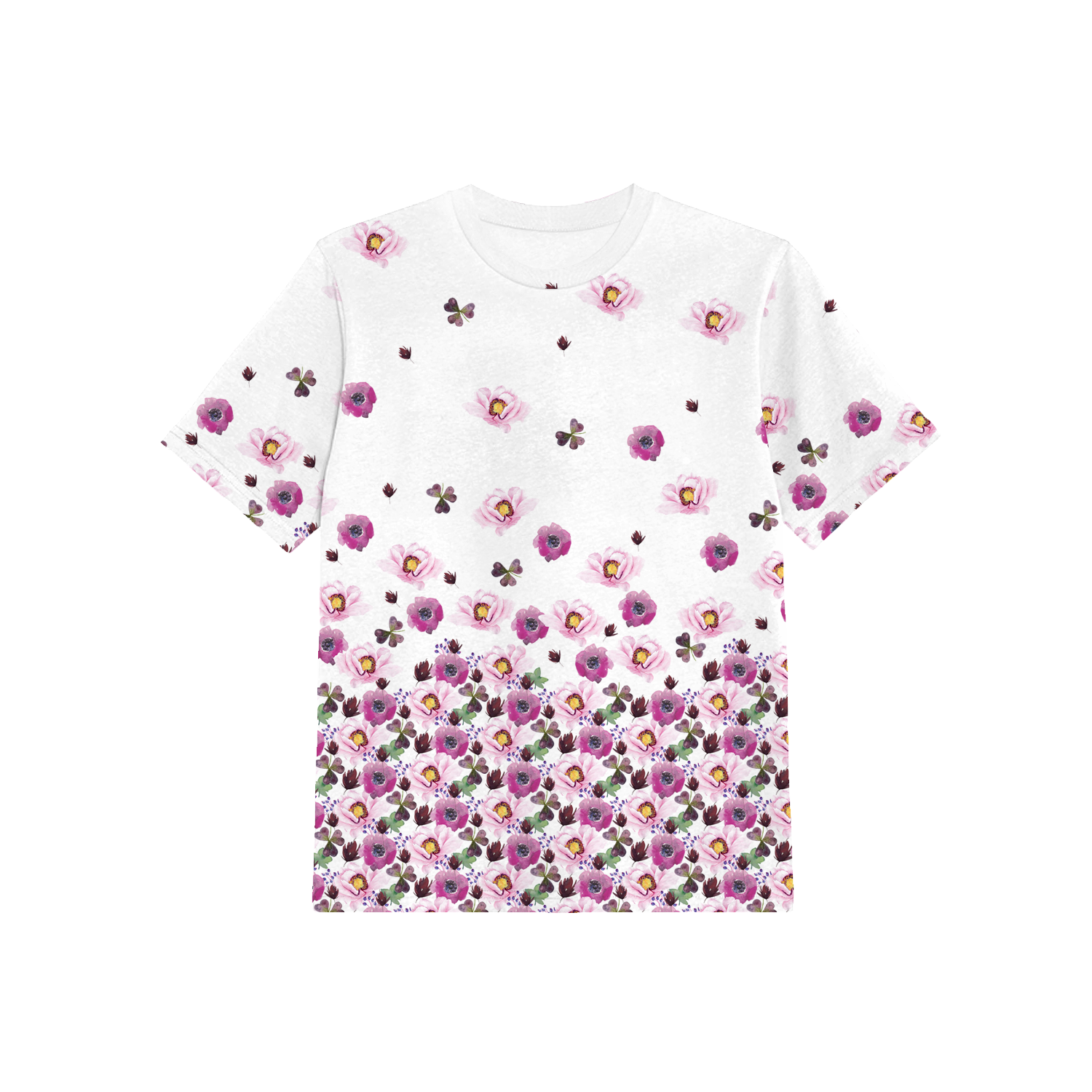 2-PACK - KID’S T-SHIRT - FLOWERS AND SPECKS - sewing set