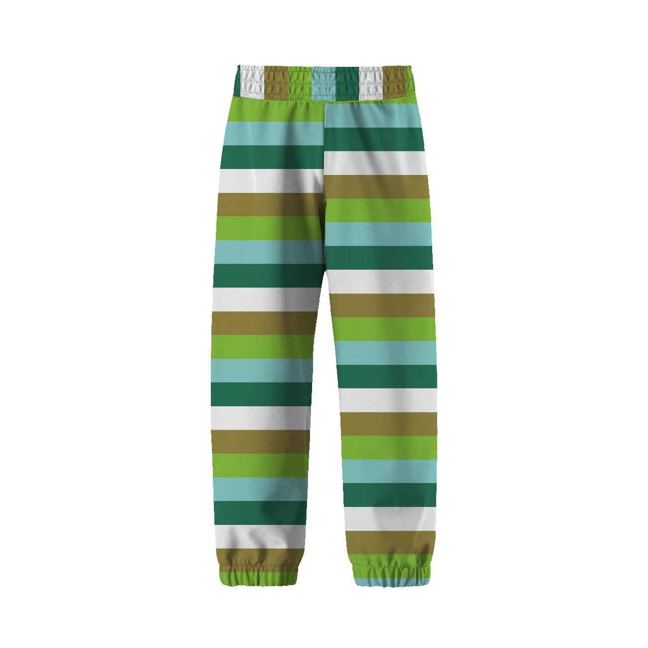 CHILDREN'S SOFTSHELL TROUSERS (YETI) - DRAGON DINO / STRIPES 