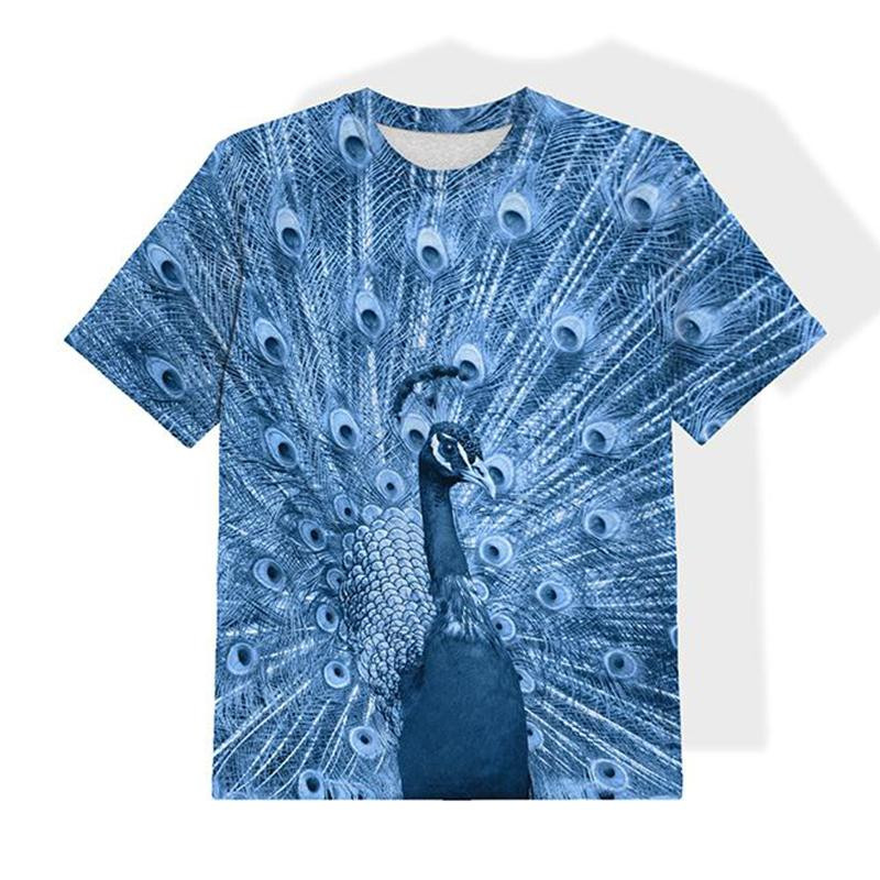 KID’S T-SHIRT- PEACOCK (CLASSIC BLUE)- single jersey