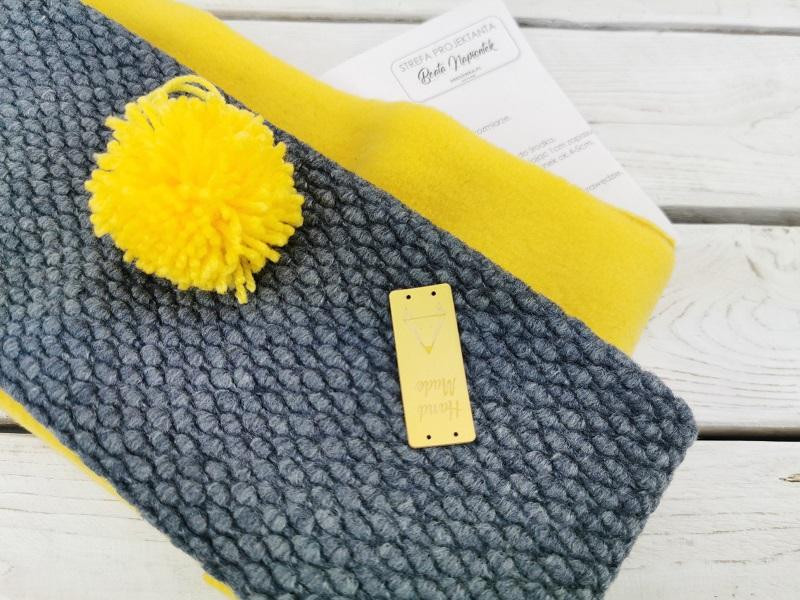 "AVIATOR" HAT - JEANS - BUCLE / banana