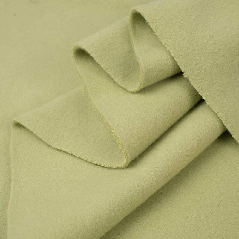 PISTACHIO - Double-sided cotton fleece