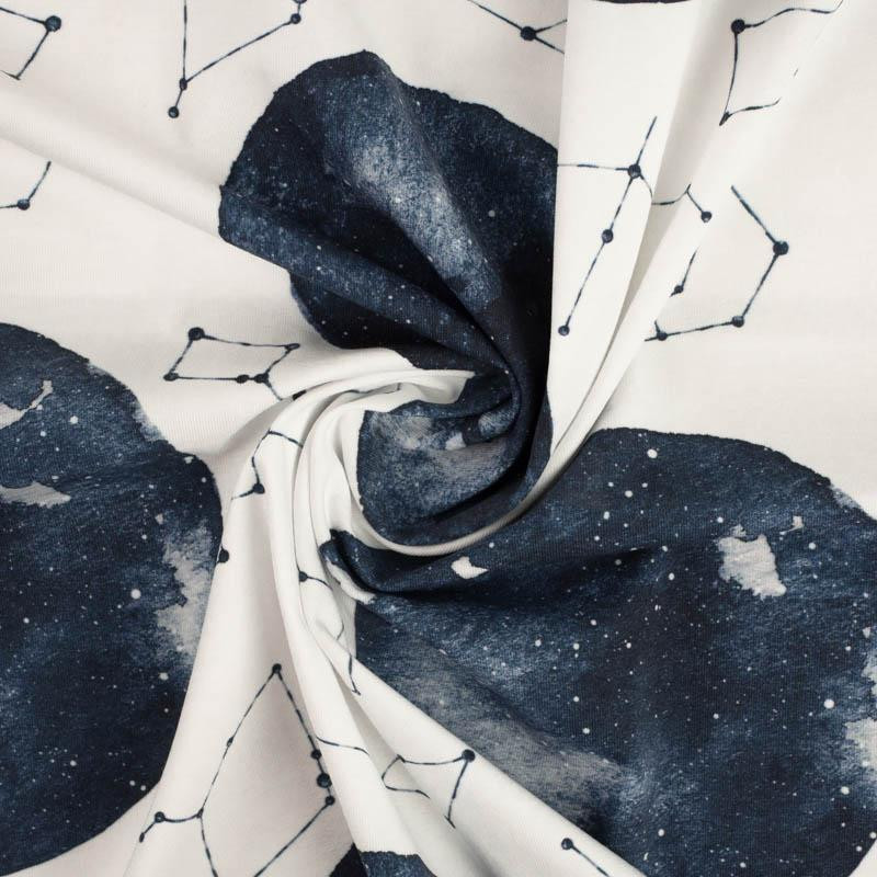 PLANETS AND CONSTELLATIONS (GALACTIC ANIMALS) - single jersey with elastane 
