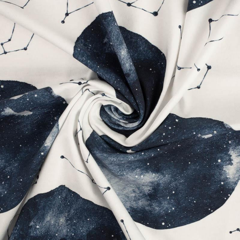 PLANETS AND CONSTELLATIONS (GALACTIC ANIMALS) - single jersey with elastane 