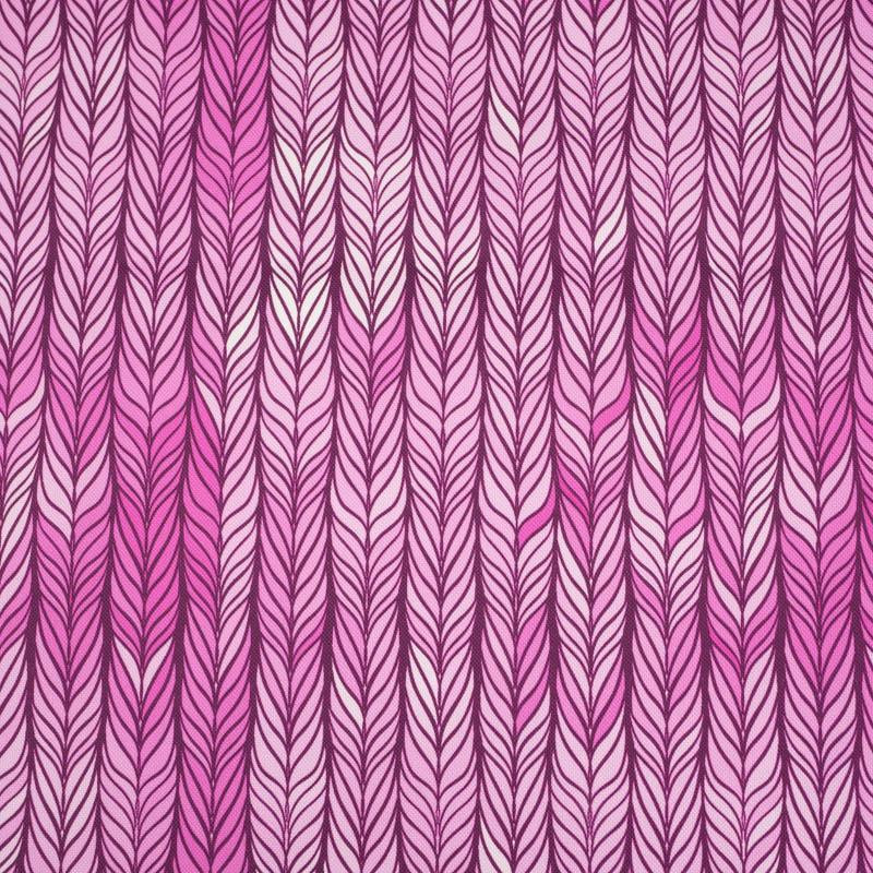 BRAID / pink - Waterproof woven fabric