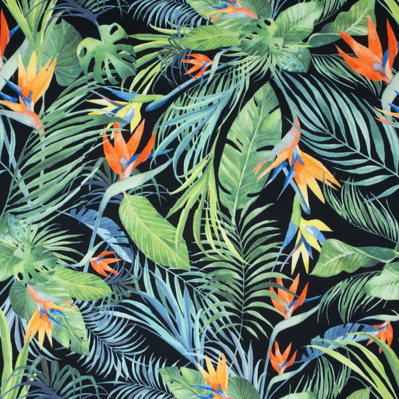 PARADISE JUNGLE / black - swimsuit lycra