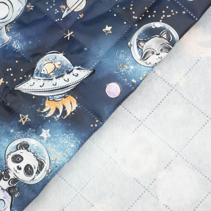 SPACE CUTIES pat. 6 (CUTIES IN THE SPACE) - Quilted nylon fabric 
