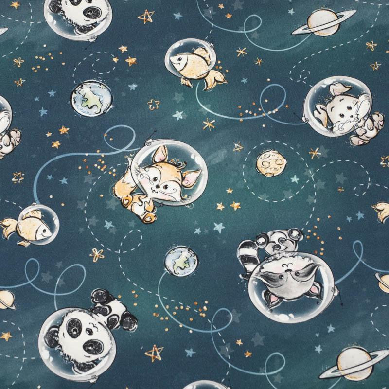SPACE CUTIES pat. 3 (CUTIES IN THE SPACE) - looped knit fabric