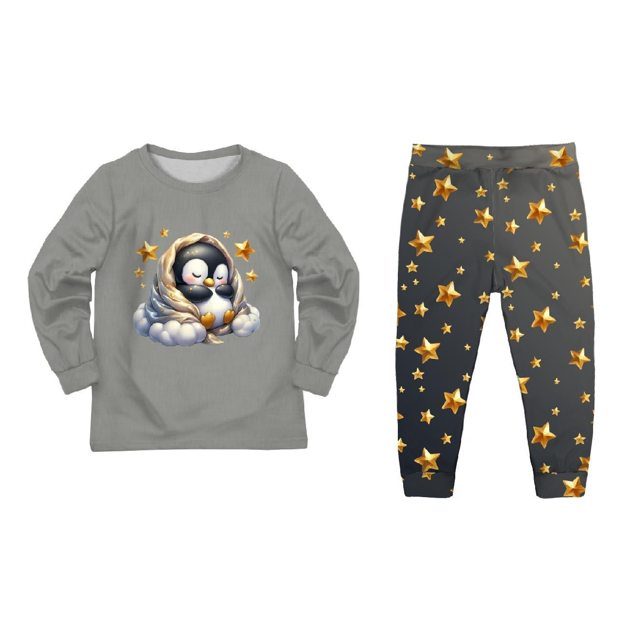 CHILDREN'S PAJAMAS " MIKI" - SLEEPING PENGUIN - sewing set