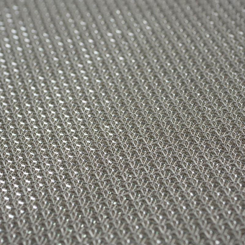 GREY - Knit fabric with lurex (honeycomb)