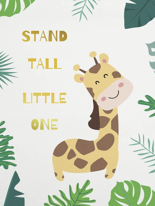 STAND TALL LITTLE ONE (WILD & FREE)  - panel looped knit