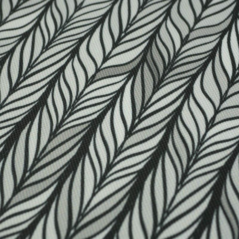 BRAID / grey - Waterproof woven fabric