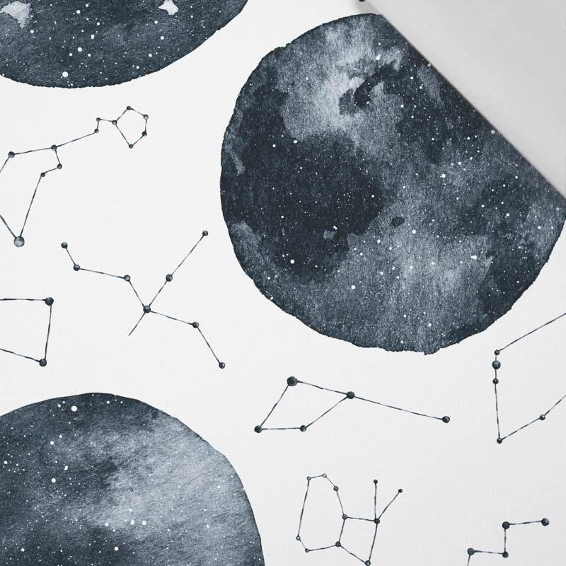 PLANETS AND CONSTELLATIONS (GALACTIC ANIMALS) - Cotton woven fabric