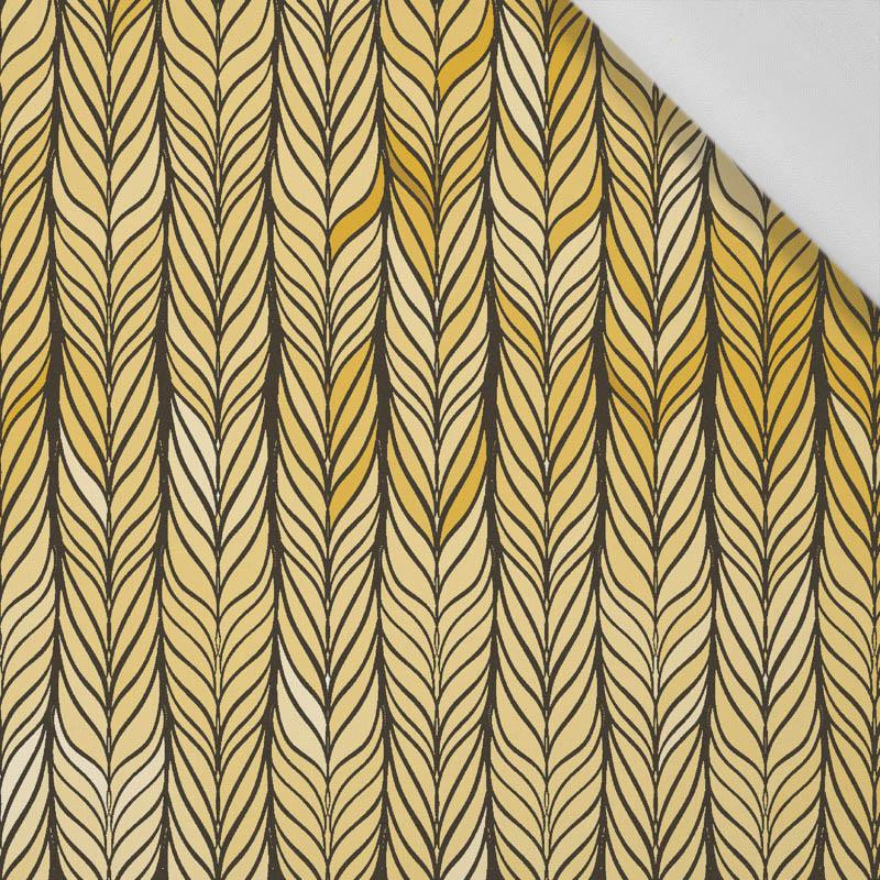 BRAID / yellow - Cotton woven fabric
