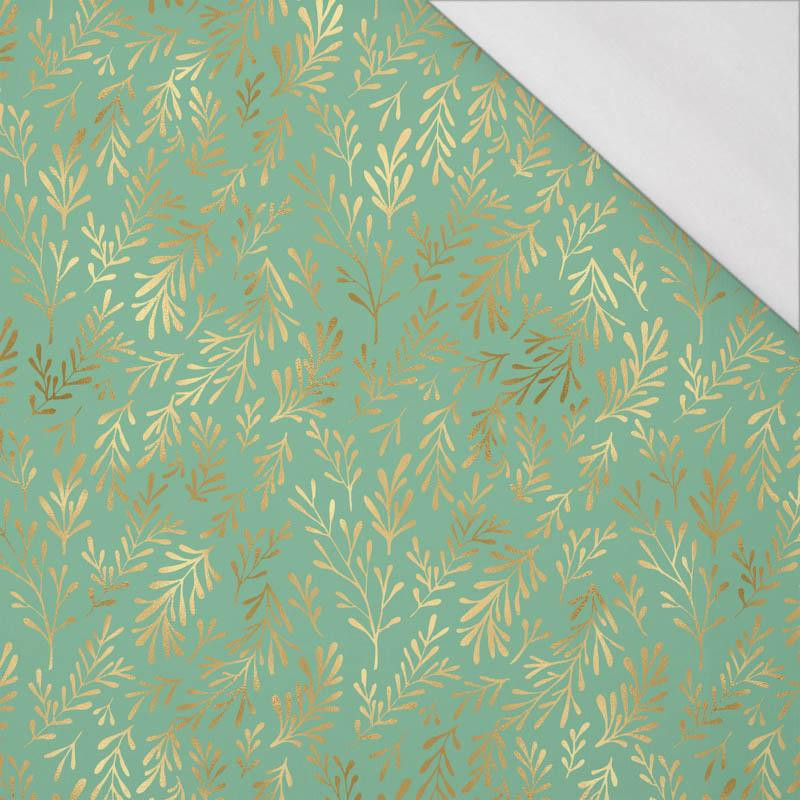 GOLDEN CORALS (GOLDEN OCEAN) / mint - single jersey with elastane 