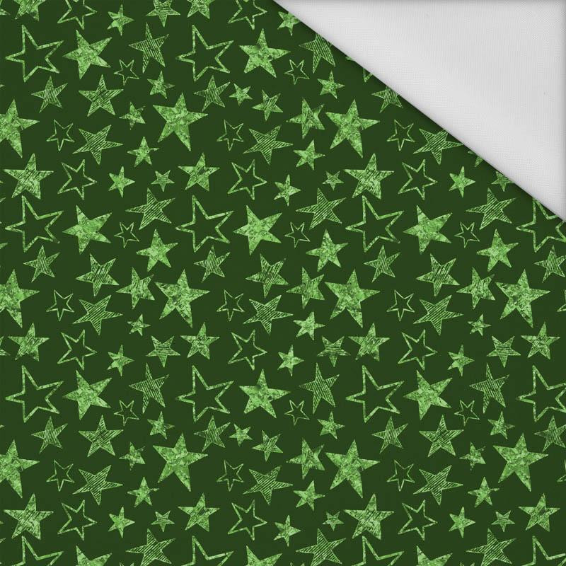 GREEN STARS (AREA 51) - Waterproof woven fabric