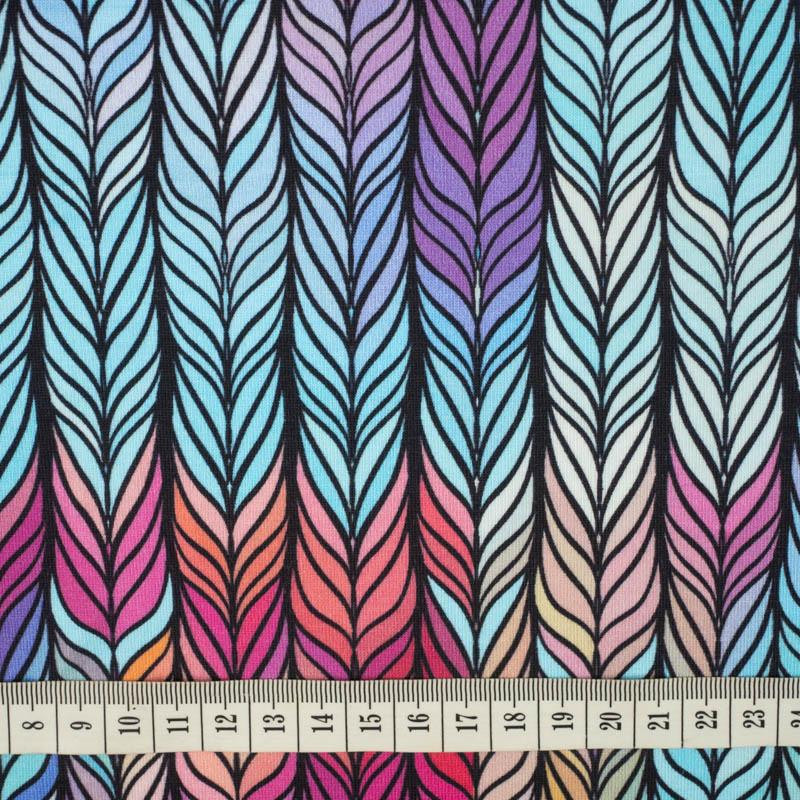 BRAID / rainbow - looped knit 