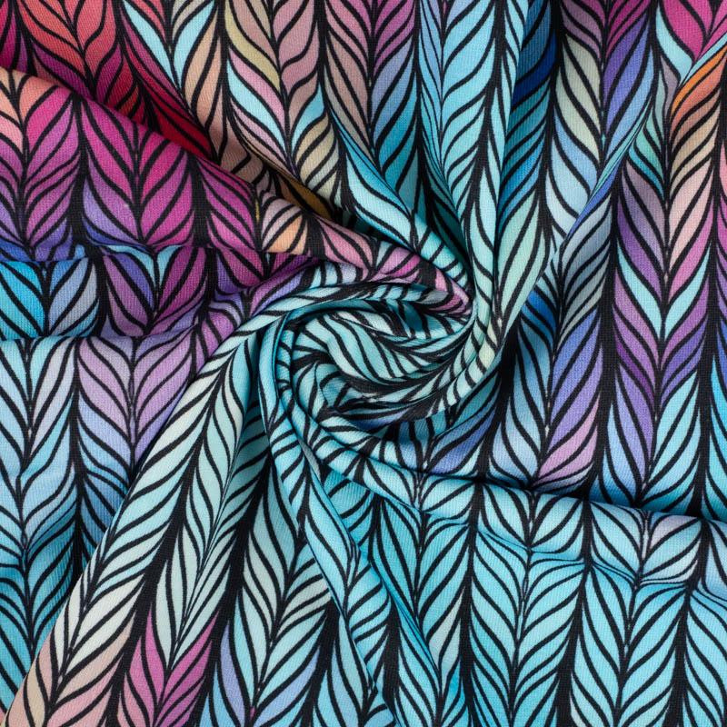 BRAID / rainbow - looped knit 