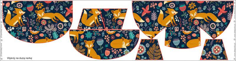 HIP BAG - FOXES IN THE FORREST / Choice of sizes