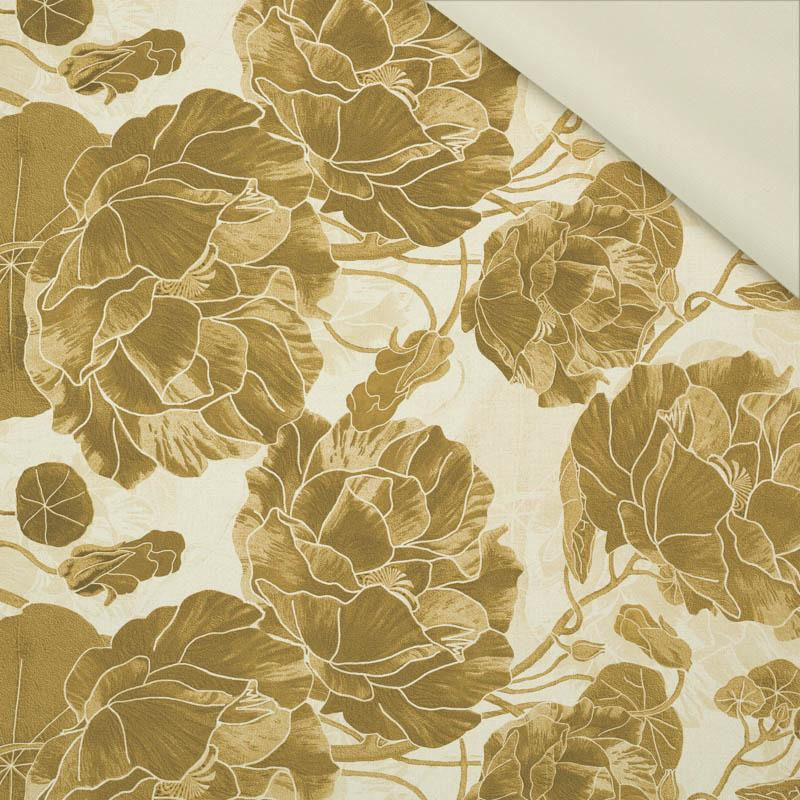 FLOWERS pattern no.5 (gold) - Punto knitwear