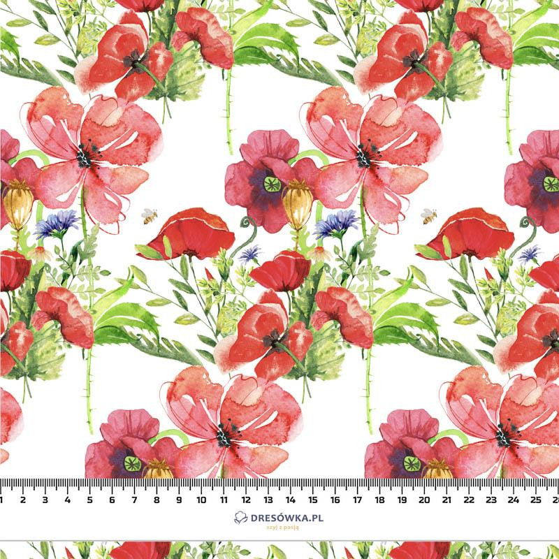 POPPIES PAT. 2 (IN THE MEADOW) - Cotton woven fabric