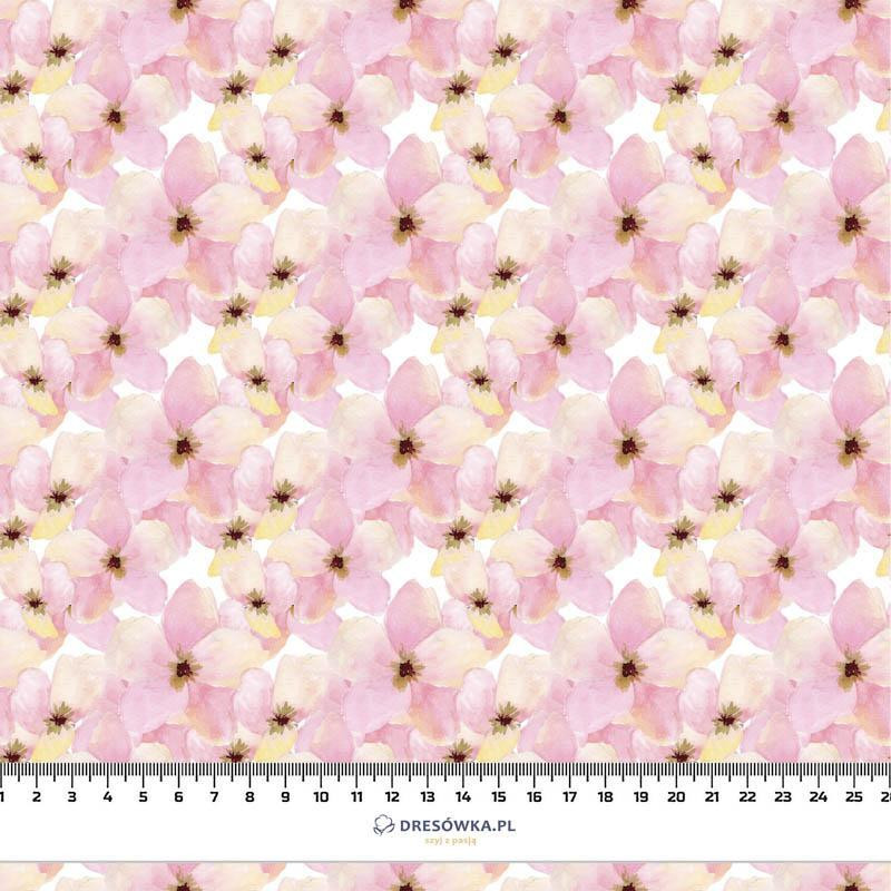 PINK FLOWERS (IN THE MEADOW) - Cotton muslin