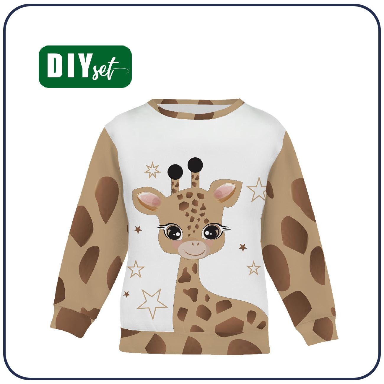 CHILDREN'S (NOE) SWEATSHIRT - GIRAFFE SUSIE - sewing set