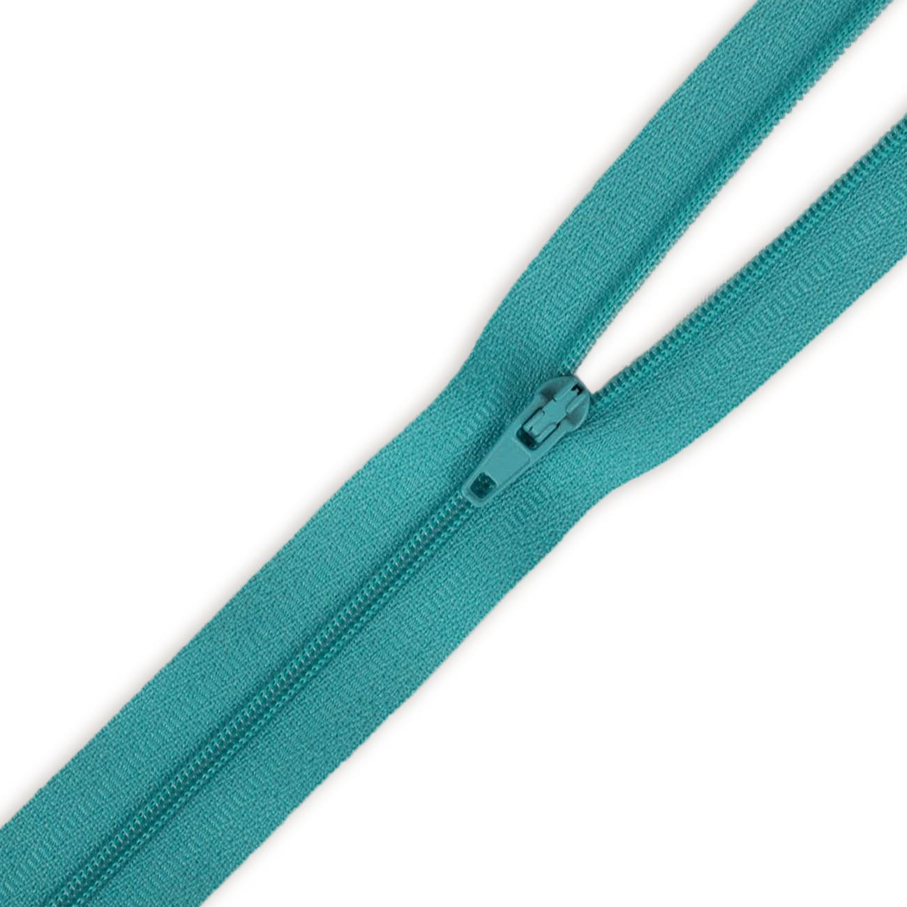 Coil zipper 14cm Closed-end - emerald
