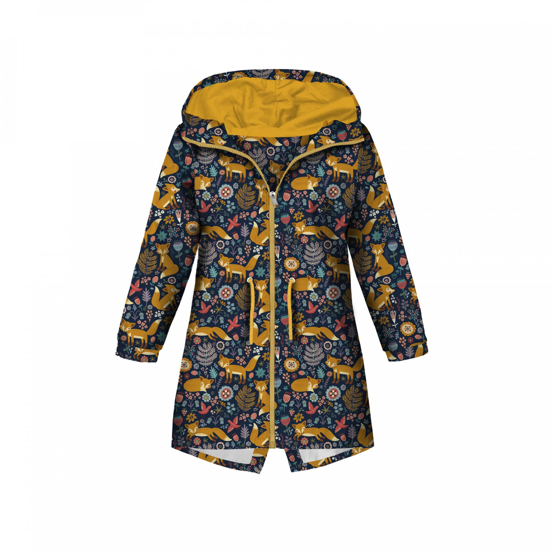KIDS PARKA (ARIEL) - FOXES IN THE FORREST - softshell 